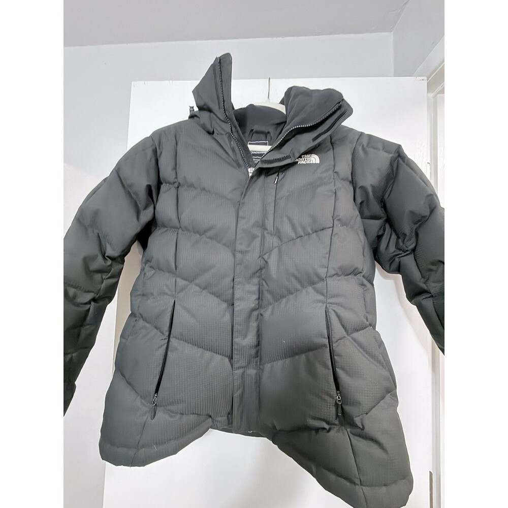 The North Face Women's Metropolis Down Jacket Coat Black Large (with hood)